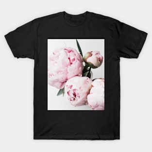 Flowers print, Scandinavian, Peony, Fashion print, Scandinavian art, Modern art, Wall art, Print, Minimalistic, Modern T-Shirt